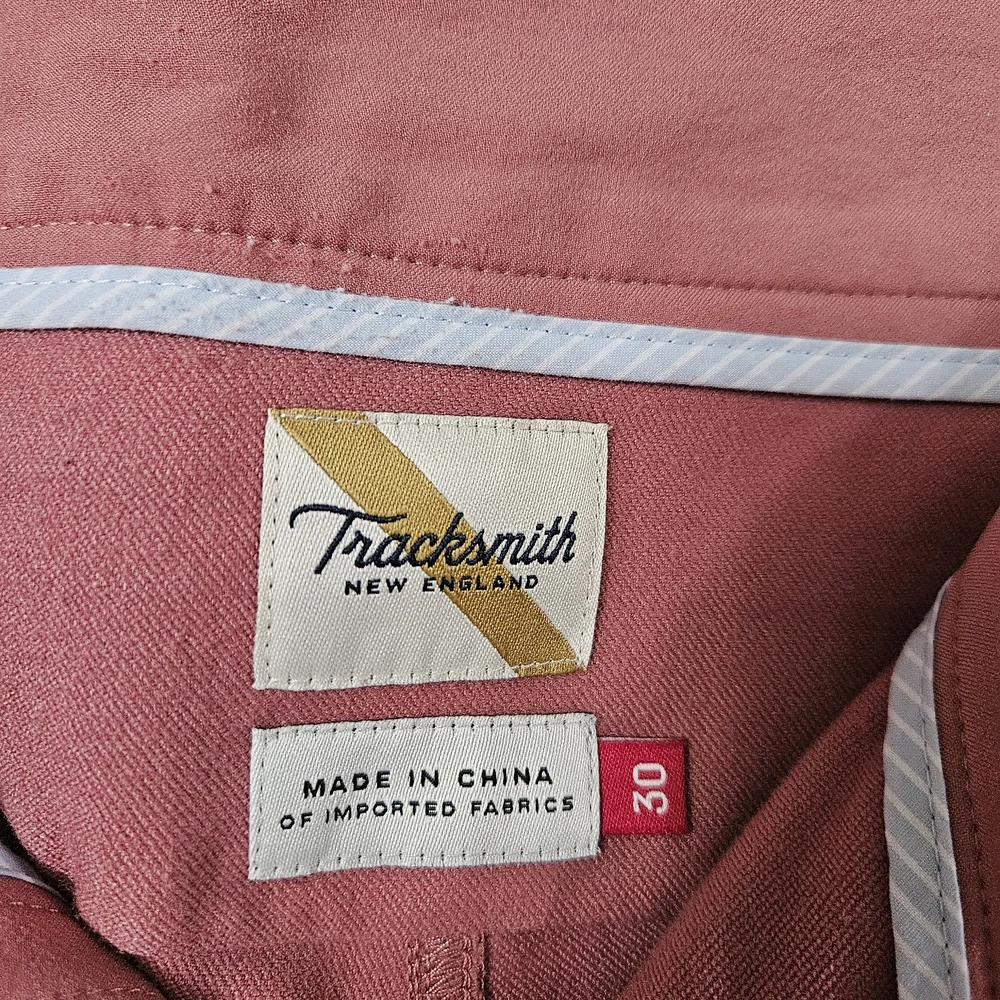 Tracksmith Men's Dusty Rose Performance Shorts - Picture 3 of 6